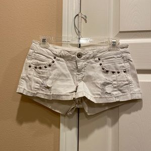 Xhilaration low rise denim shorts